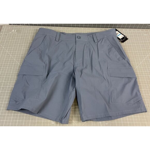 Under Armour Mens Fish Hunter 2.0 Cargo Shorts Sz. 36 UPF 50+ Lightweight Gray